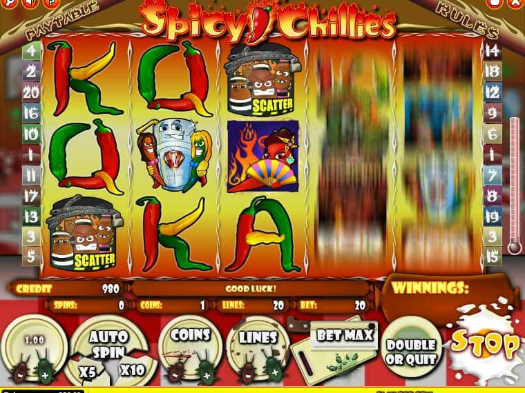 spicy chillies auto play
